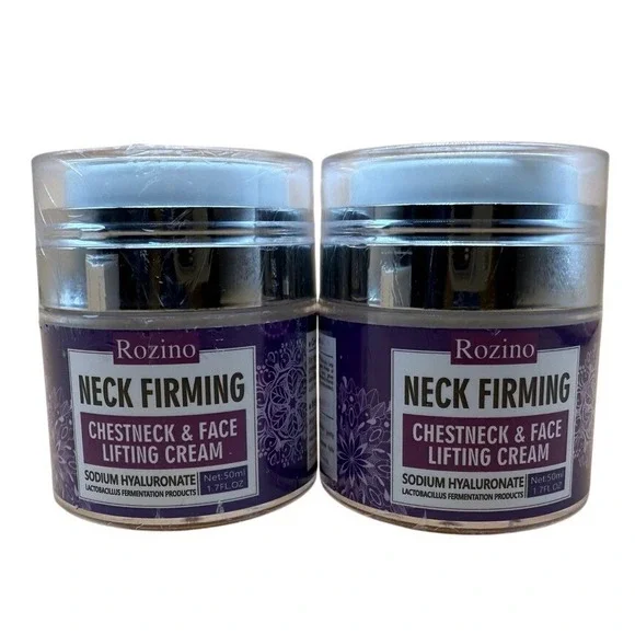 Set of 2 Rozino Neck Firming Chestneck & Face Lifting Cream 1.7 oz Sodium - Picture 1 of 10
